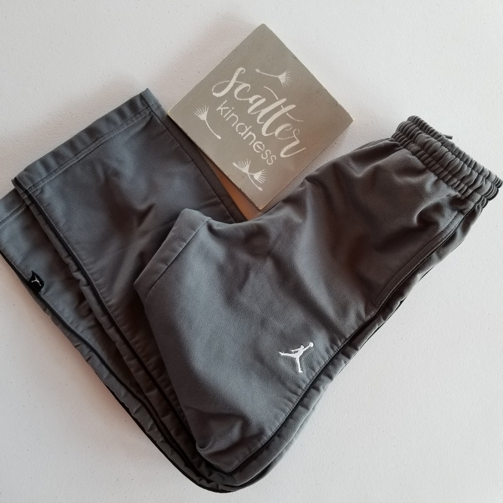Jordan athletic pants (dark gray) sz small